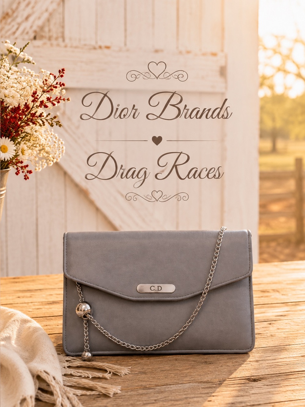 Christian Dior Vintage Envelope Clutch